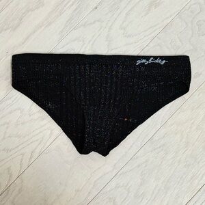 Gilly Hicks Black Sparkly Panty